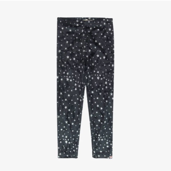 NWT Appaman Dark Navy Velour Star Leggings - Picture 1 of 6